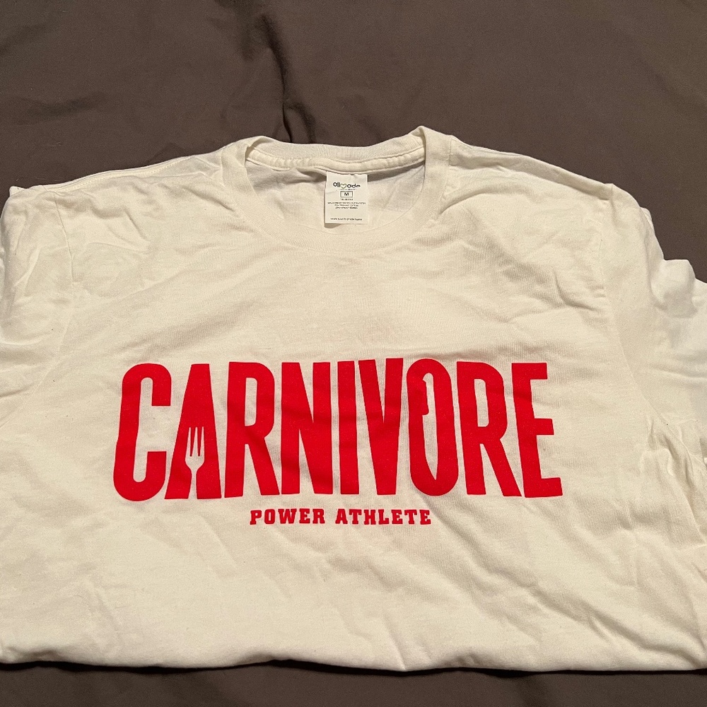 Power Athlete Carnivore T-shirt Unisex Size M